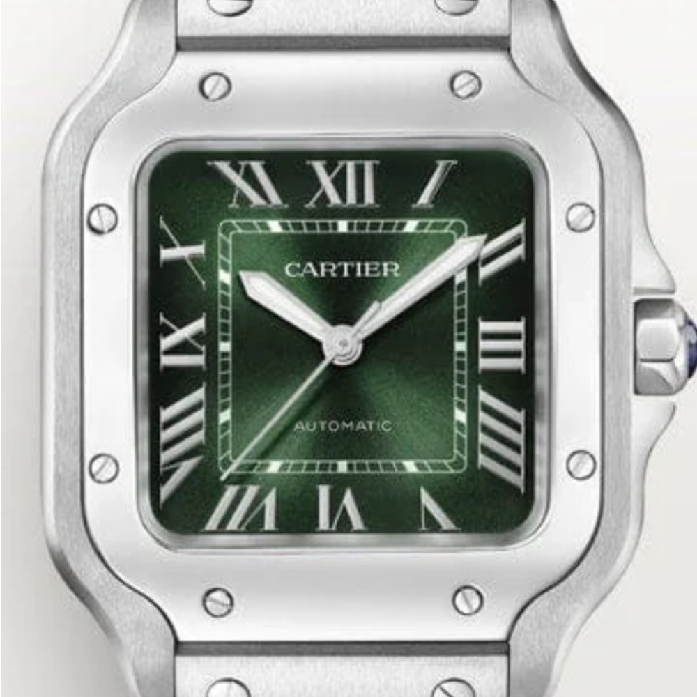 ISO Cartier Santos Medium Green Dial ISO!!